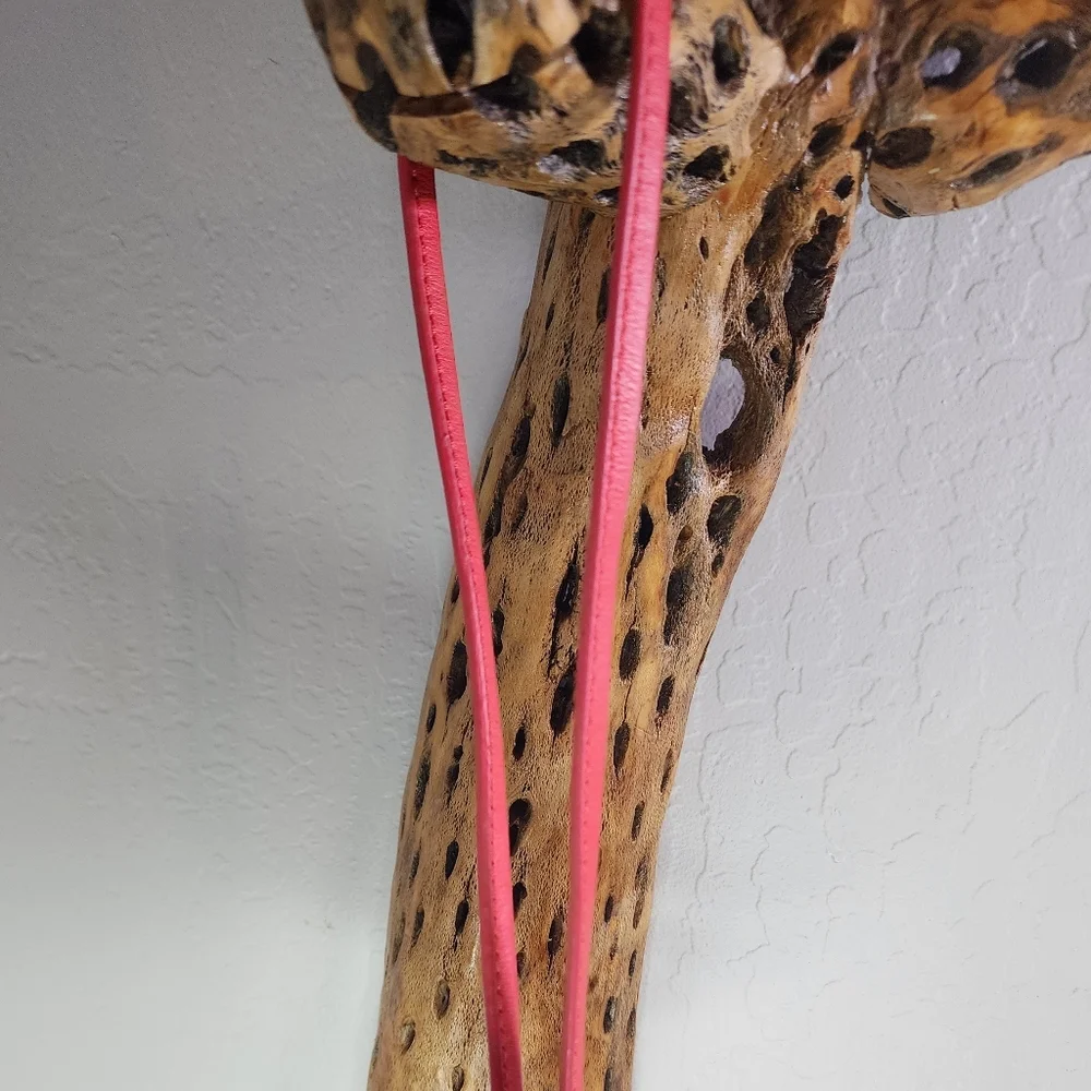Isaac Mizrahi Lillian‎ Red Leather Small Crossbody Clutch